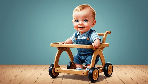 Trotteur en bois bébé : un atout pour son développement !